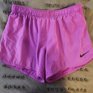 Nike running/tennis shorts with built in spandex shorts